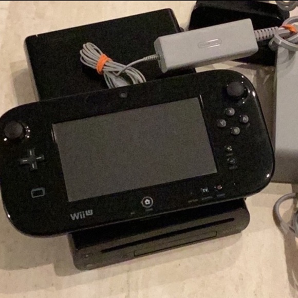 Nintendo Other - Nintendo Wii U Console 32GB Black & Gamepad System Complete Pokemon Gengar